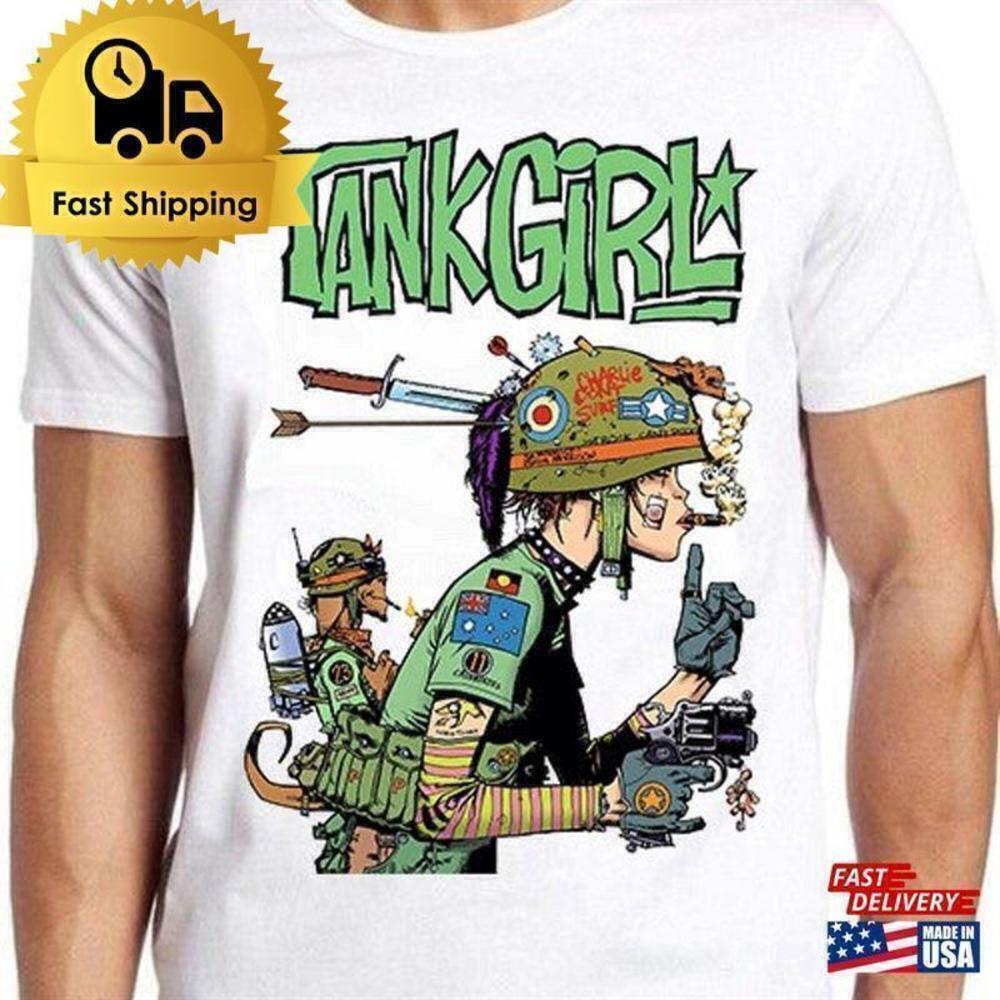 Tank Girl Feminist Punk Meme Retro Movie Fan TShirt